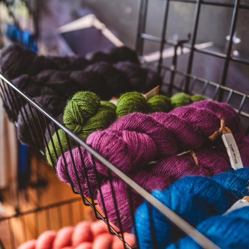 Variété d'écheveaux